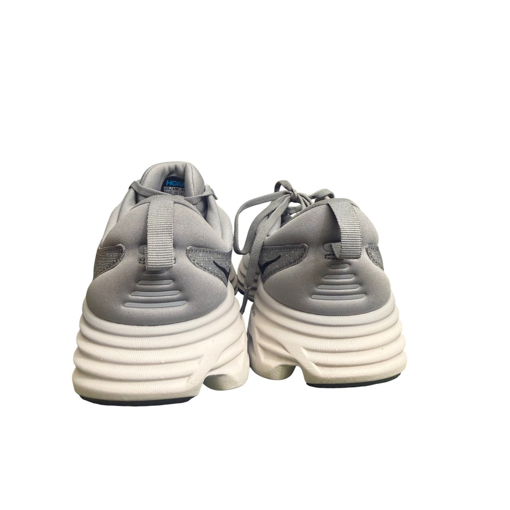 Hoka Bondi 8 Mens Running Shoes Sharkskin Harbor Mist Grey 12.5 4E Deadstock - Picture 5 of 10